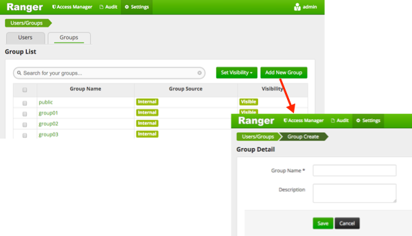 Add Group Detail
